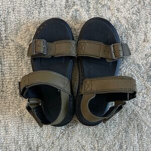 Dr. Martens Kyle J Kids Sandals – Olive Green, Size 13